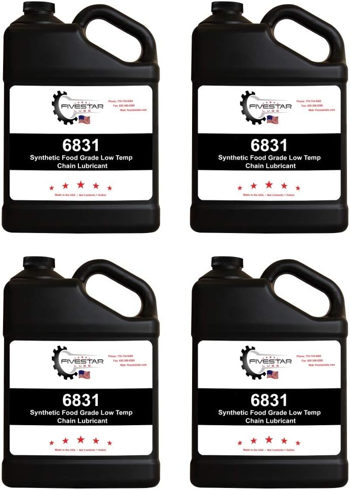 SYNTHETIC FOOD GRADE LOW TEMP CHAIN LUBRICANT 4 GALLONS