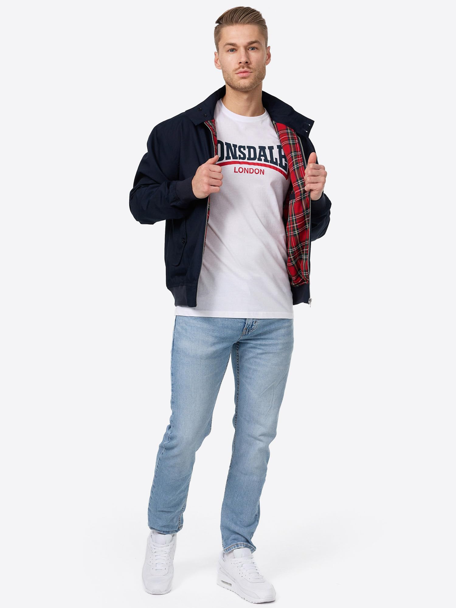 Lonsdale Kurtka męska Jacke Slim Fit Harrington