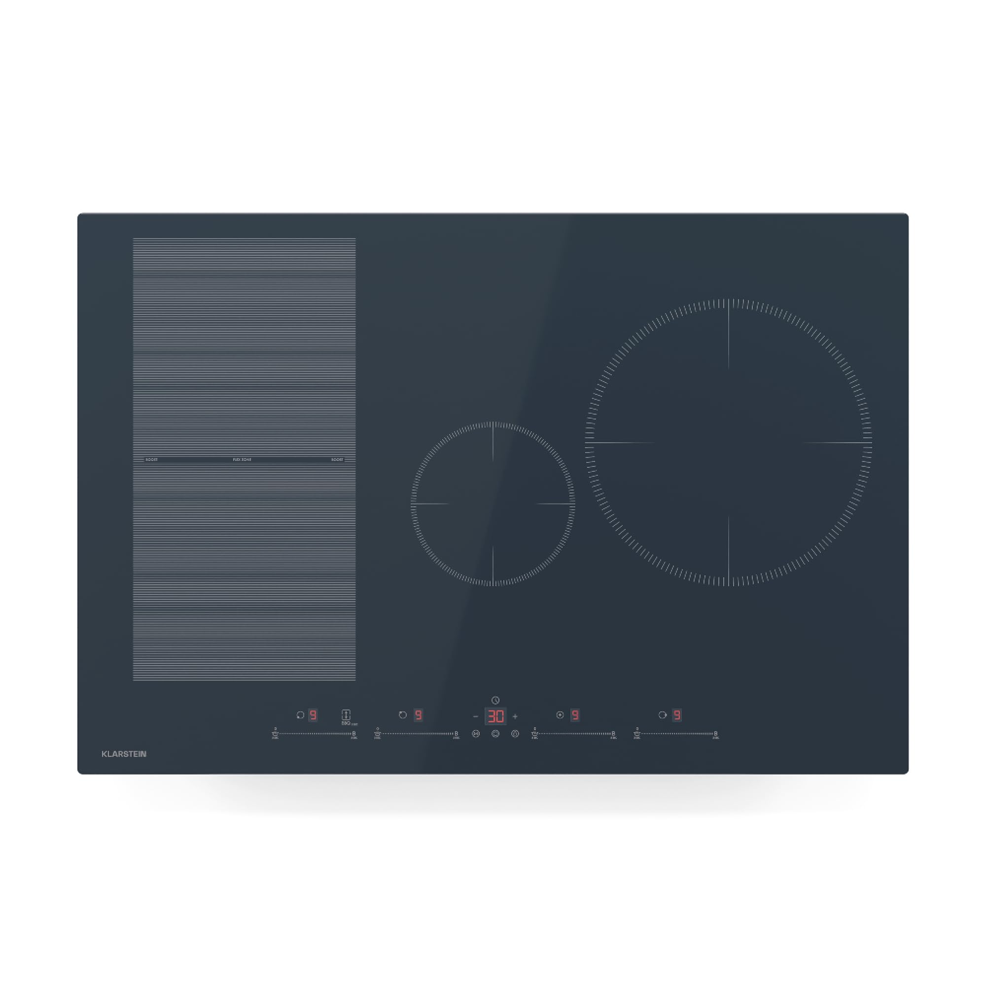 Klarstein Placa Induccion Eléctrica 7000W, Vitrocerámica de 4 Fuegos, Placas de Cocción de Sobremesa, Control Táctil, para Cocinar — view 16