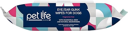 Miniatura 2 de Pet Life Unlimited Toallitas para orejas de perro, toallitas para ojos de perro, toallitas limpiadoras de orejas de perro a base de plantas con hoja
