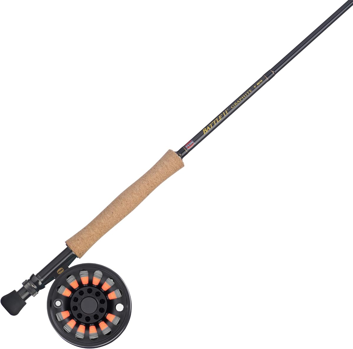 Combo de carrete y caña de pescar Penn Battle Fly Outfit