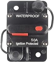 Vista 25 de Interruptor de circuitos manual para audio, 100 A/150 A, con botón, 12 V-24 V, CC, fusible, para sistemas de audio, para lancha, automóvil