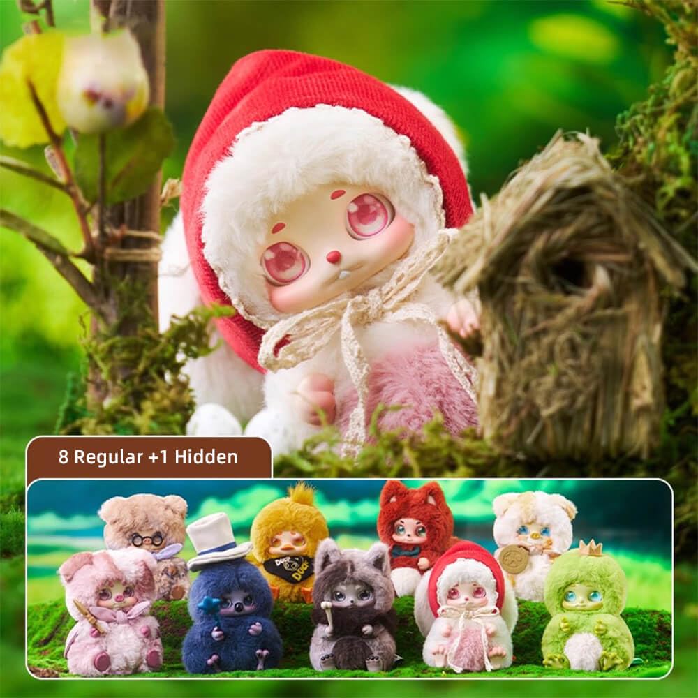 niannyyhouse Plüsch-Blindbox-Puppe, Märchen-Kampf-Serie, 13 cm, niedliche Stofftiere, Geburtstagsgeschenke (8 Stück)