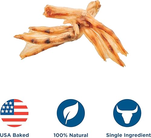 Miniatura 4 de Best Bully Sticks Patas de pato, 30 unidades (paquete de 1), totalmente naturales, de un solo ingrediente, fácilmente digeribles, soporta caderas y