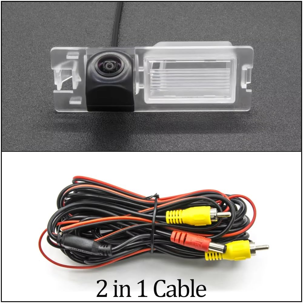 Telecamera Retromarcia Accessori Per Parcheggio Auto HD 1280 * 720 Fisheye Telecamera Posteriore Per FIAT 500L 500LTrekking 500L Living 500L MPW 2012-2019 Telecamera Posteriore(Camera Only)