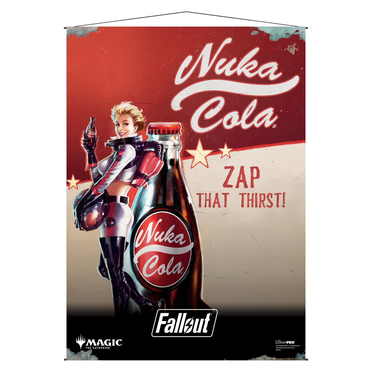 Ultra ProFallout Wall Scroll - Nuka Cola Pinup - for Magic: The Gathering, Collectible Fantasy Role-Playing Gaming Fan Favorite Artwork Decor Merchandise Wall Hanging