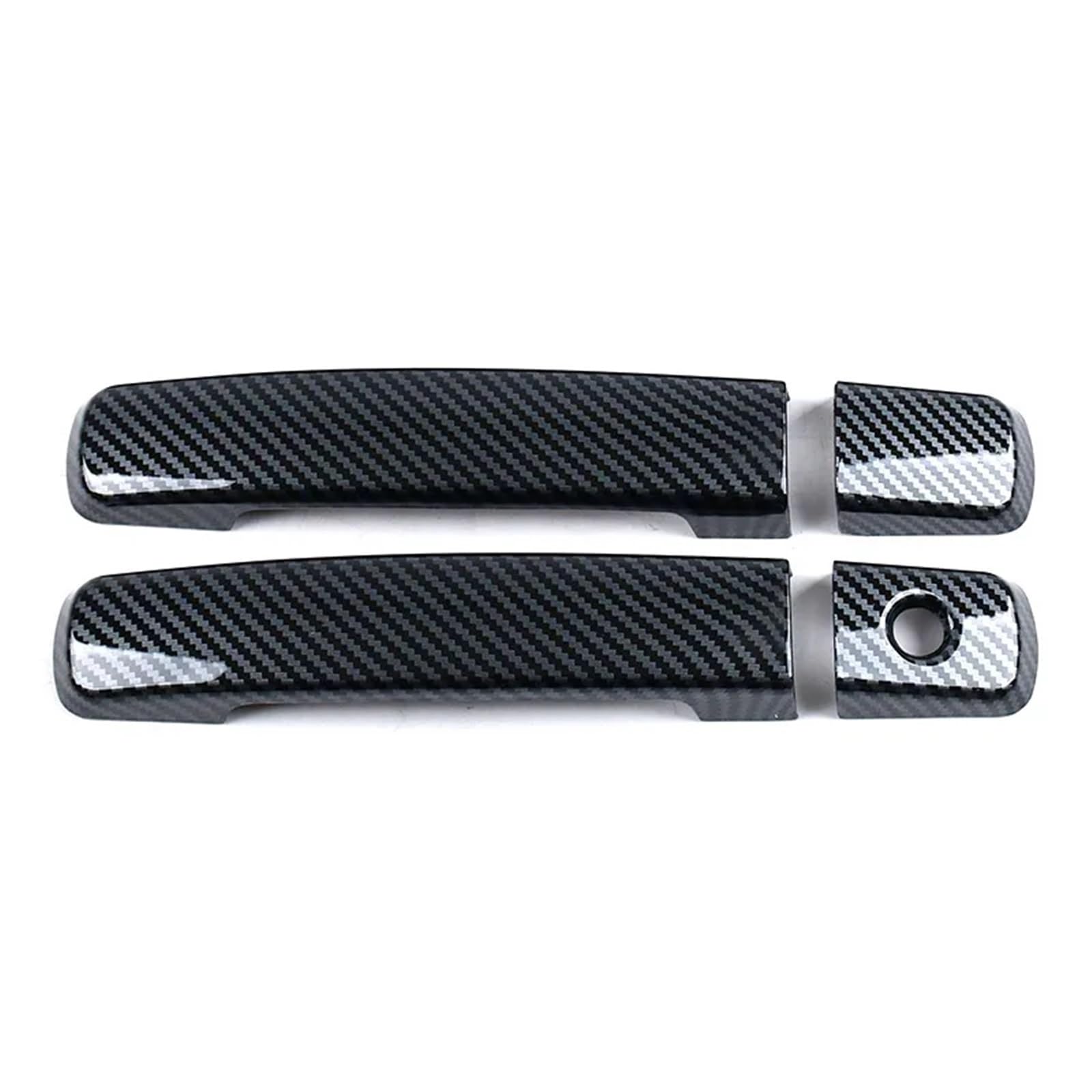 BQWYEDPL Fit for Nissan Xterra N50 2006-2015 Door Bowl Handle Scratch Resistant Modification Accessories Car Door Latch Handle(2 1Hole CarbonFiber)
