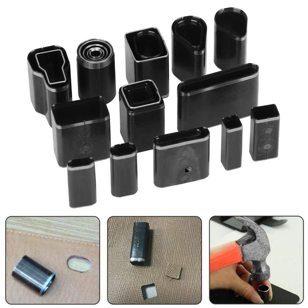 8-tlg Leder Stanzwerkzeug Set - Tropfenförmige Stanzen Für Lederhandwerk