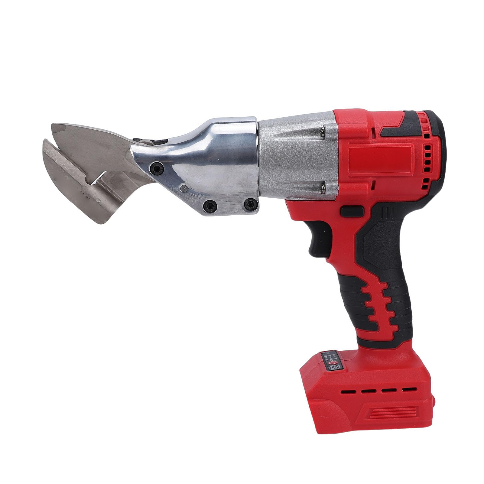 Fdit Tronchesi da Lamiera Senza Fili Testa Rotante 360° Velocità Variabile Cesoie Elettriche per Metallo con Luce LED Indicatore Batteria per Acciaio Inossidabile Alluminio PVC Pelle (Tipo 3)