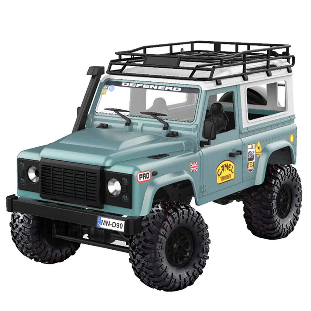 Buy InKach Off Road Truck, 1/12 Scale Remote Control Army Hobby Car with 2 LED Lights Luggage