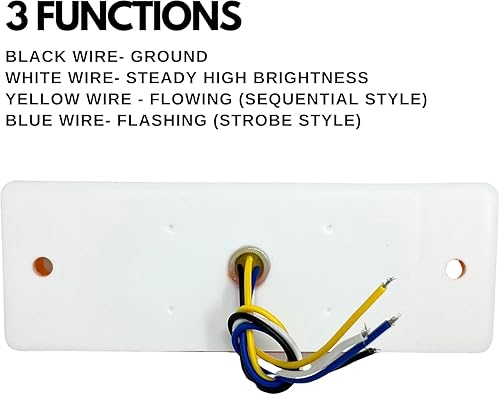 Miniatura 10 de All Star Truck Parts  Cantidad 6 ámbar 6 pulgadas 21 LED marcador lateral luz rectangular 12V camión remolque cámper barco marino 6 x 2 rectangular