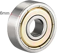 sourcing map 626ZZ Golyóscsapágy 6x19x6mm Dupla Védelem 10db Szett 5