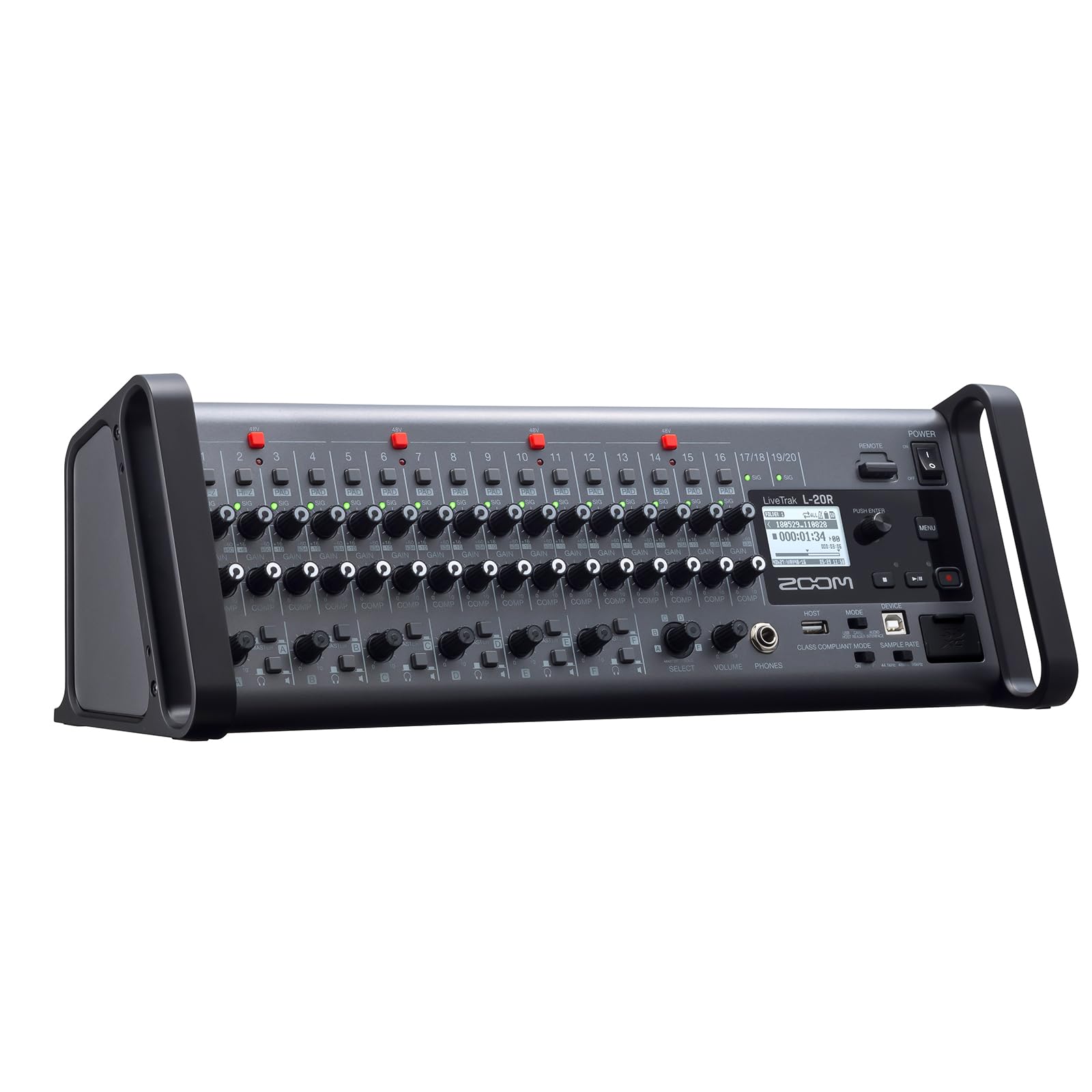 Amazon | ZOOM L20R ラックマウント型 デジタルミキサー 20ch 22