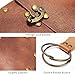 Belt Pouch Waist Bag Fanny Pack Steampunk Phone Holder Medieval Bag Leather Belt Renaissance Cosplay Costume Accessories (1-Brown)