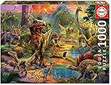 Educa - Tierra de Dinosaurios Puzzle, 1000 Piezas, Multicolor (17655)