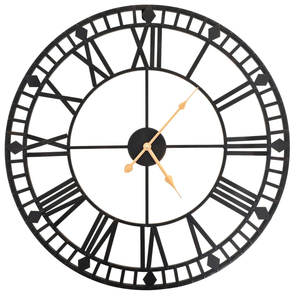 Horloge murale vintage au mouvement silencieux sans tic-tac pour salon