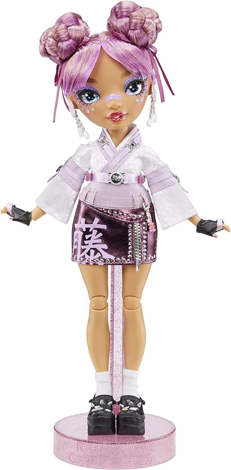 Rainbow High - LILA YAMAMOTO - Mauve Purple Fashion Doll Includes 2 Mix & Match Designer Outfits with Accessories - For Kids 6-12 Years Old and Collectors