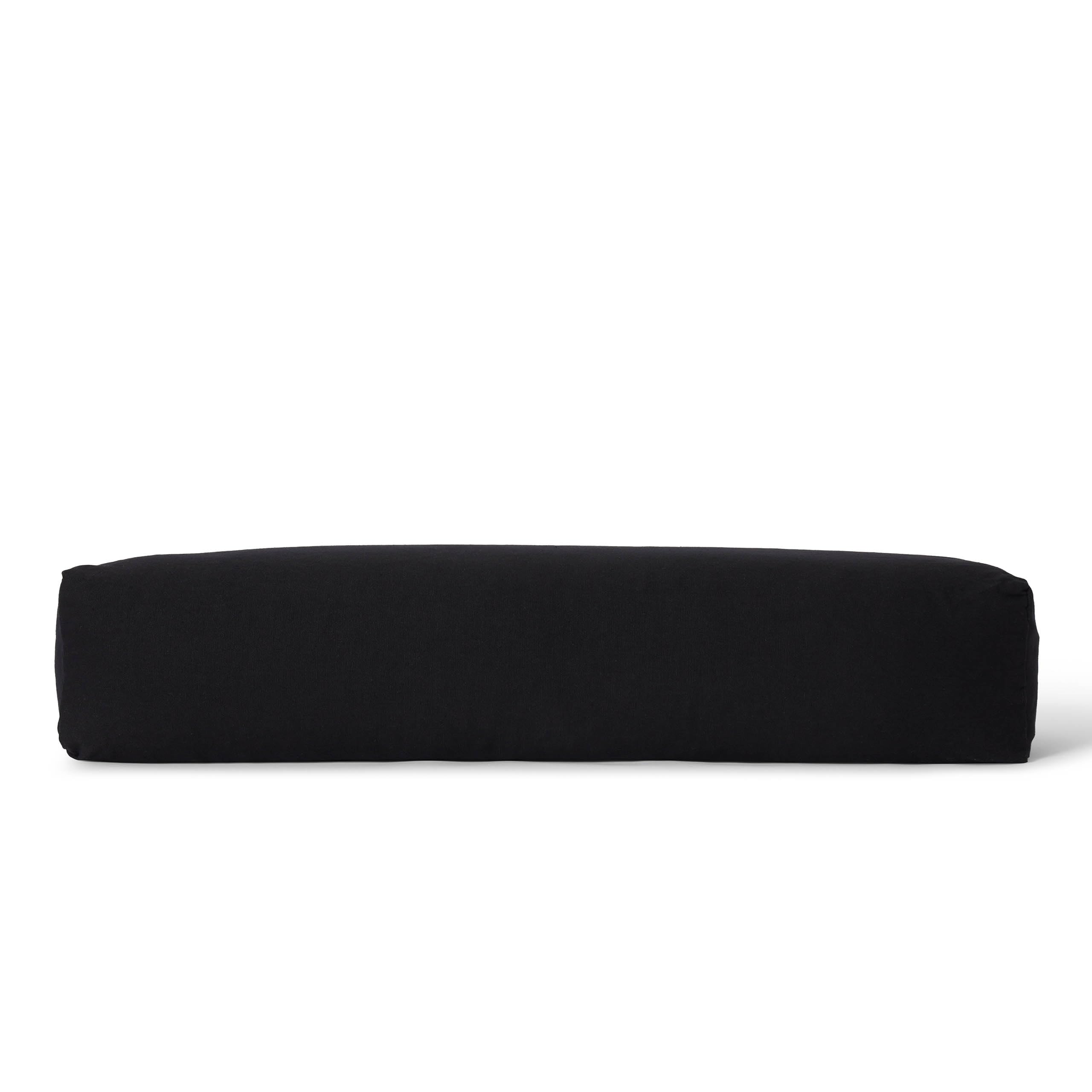 #DoYourYoga Yogabolster Rectangular Paravati con Cáscaras de Trigo Sarraceno o Espelta Orgánica - Cojín de Meditación, Yin Yoga & Pilates - Funda Lavable de Algodón 100% - 67 x 13 cm
