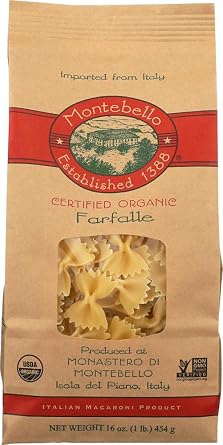 Montebello Organic Farfalle, 1 lb