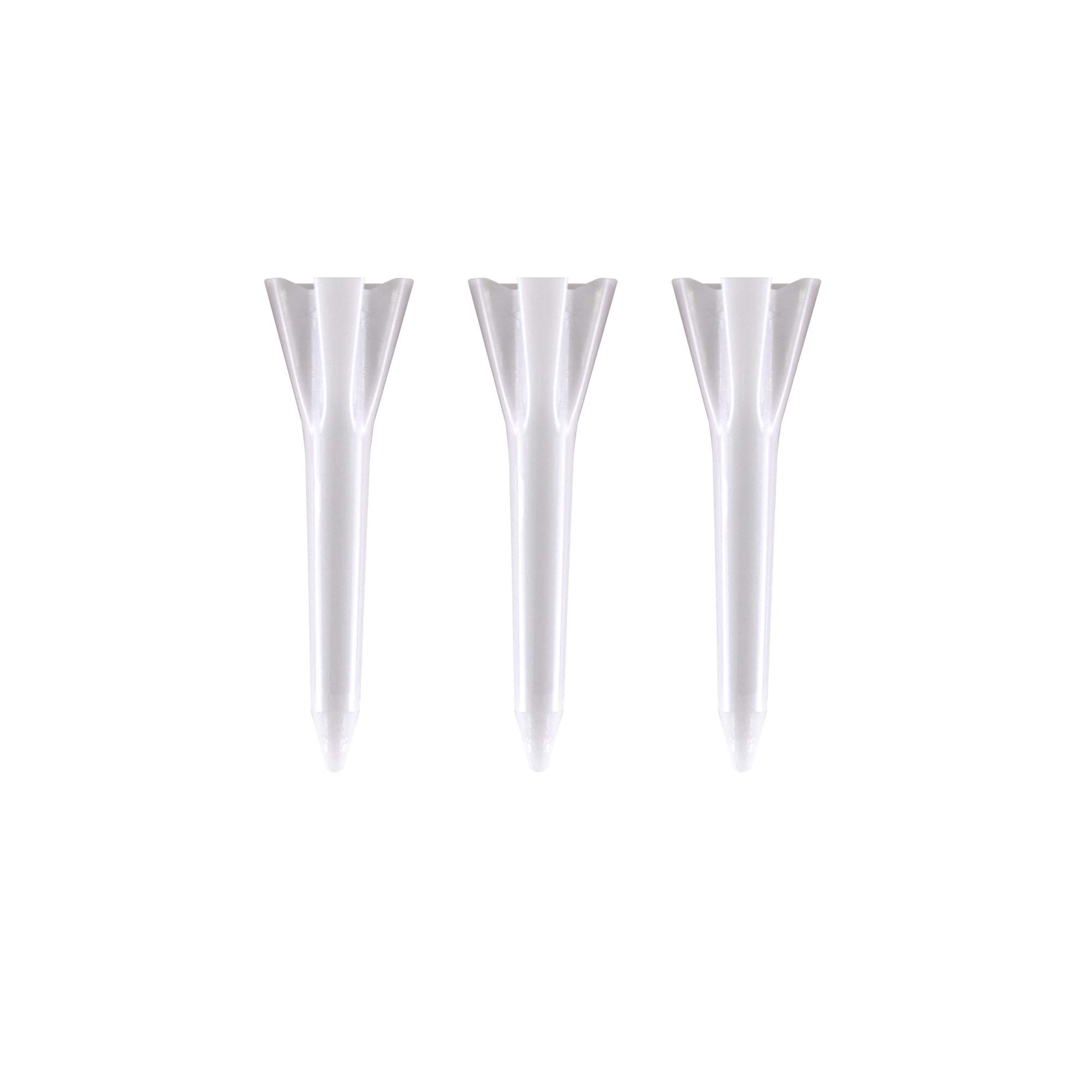 Izzo Golf Plastic Golf Tees, 1.5 Inch, White (Pack of 100)