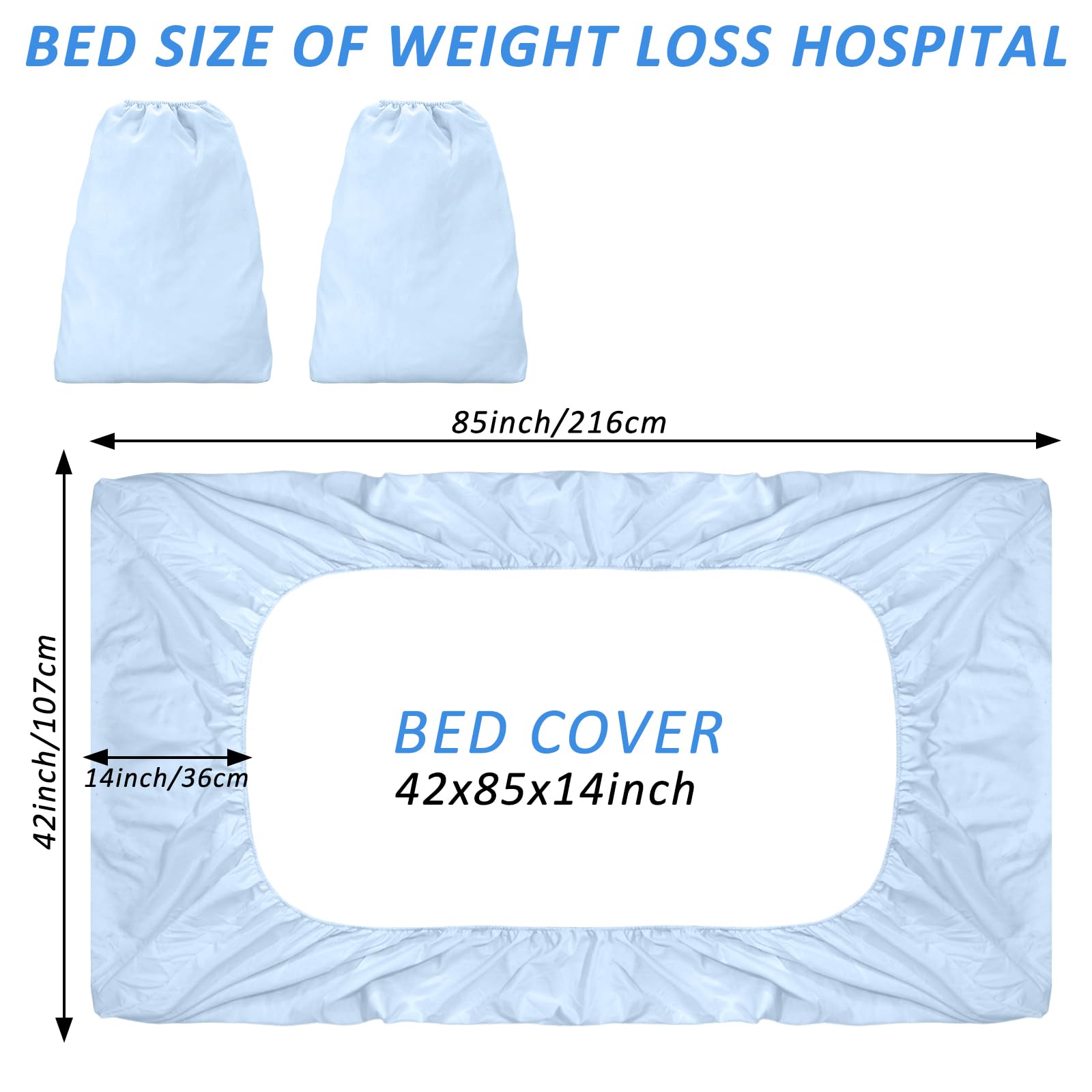 Bariatric Hospital Sheets - 2 Pack Deep Pocket -2