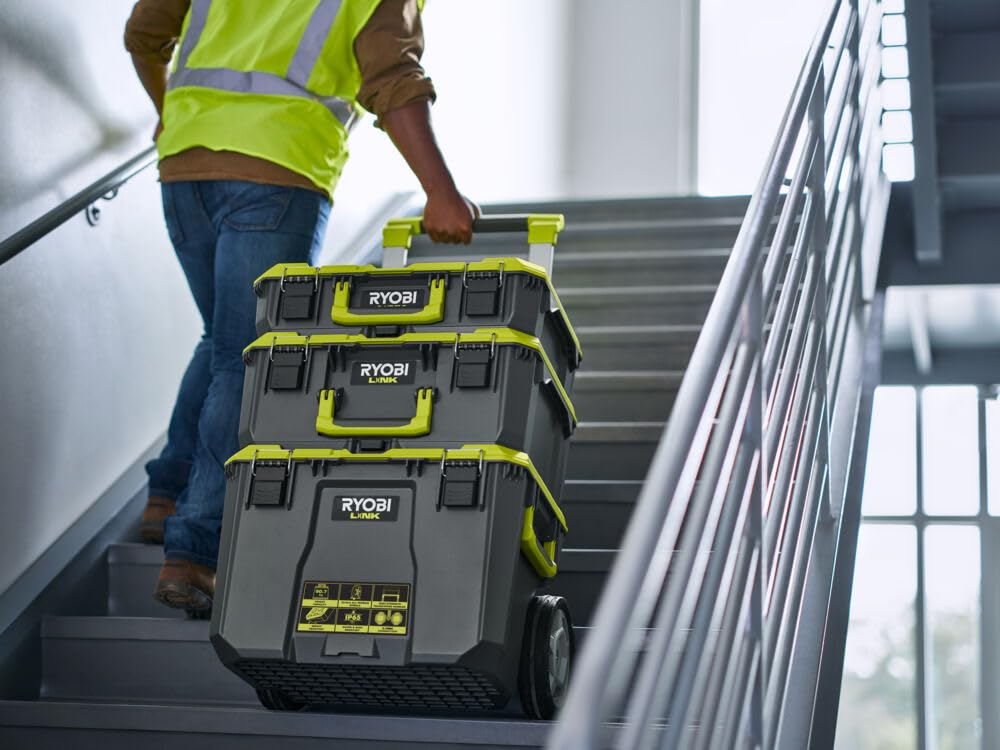RYOBI RSL102 - Caja de herramientas compacta tamaño M (36,6L)