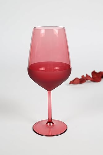 Miniatura 6 de RAKLE Juego de 4 copas de vino  Juego de 4 copas de vino tinto mate de lujo  Juego de copas de 16.5 onzas ideal para eventos especiales, fiestas
