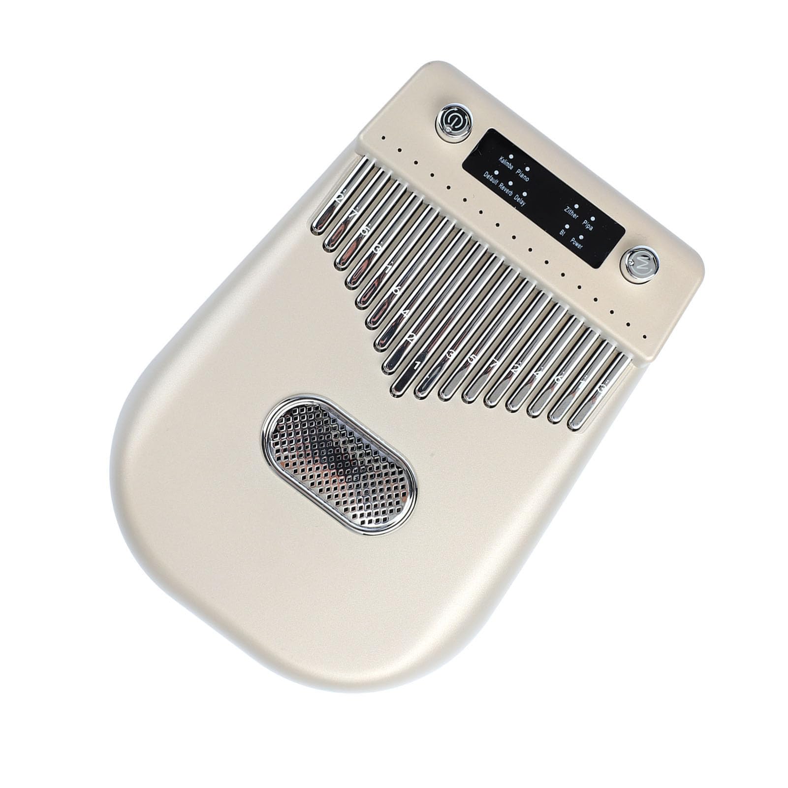 FILFEEL Pianoforte Elettronico Portatile Kalimba a 17 Tasti con Spartiti - per Principianti e Amanti della Musica (GOLD)