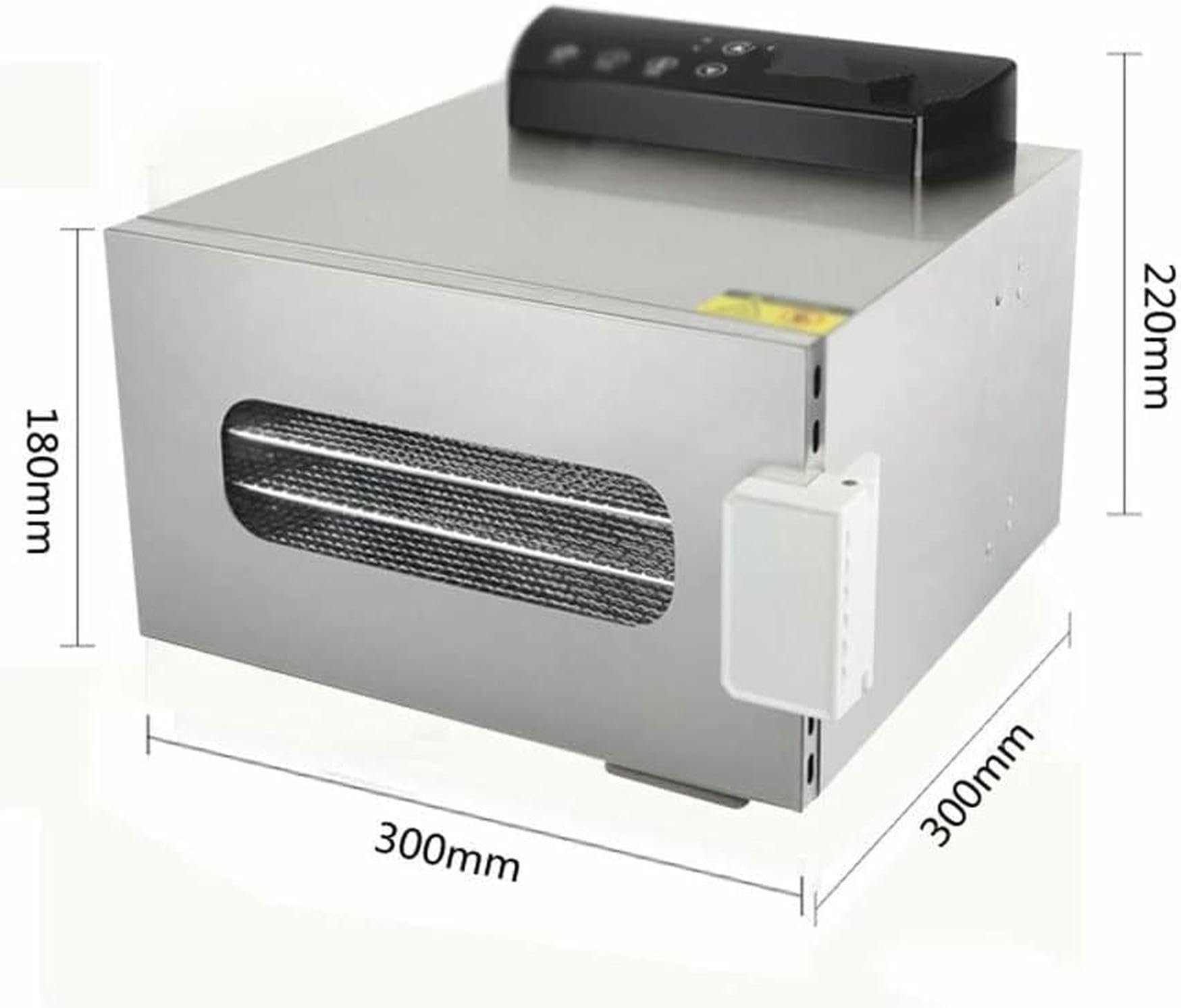 Essiccatore per Alimenti a 6 vassoi, essiccatore per Snack, Frutta, Verdura, Erbe aromatiche, Carne, Macchina in Acciaio Inossidabile