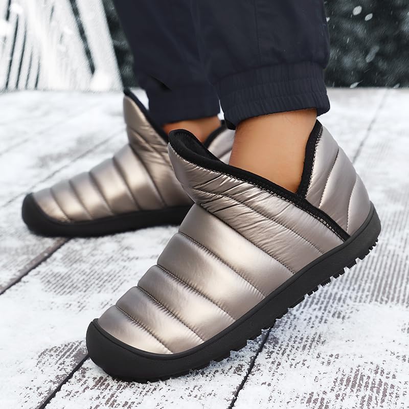 Womens Mens Barefoot Boots Shoes Winter Snow Warm Boots Zero Drop Sole