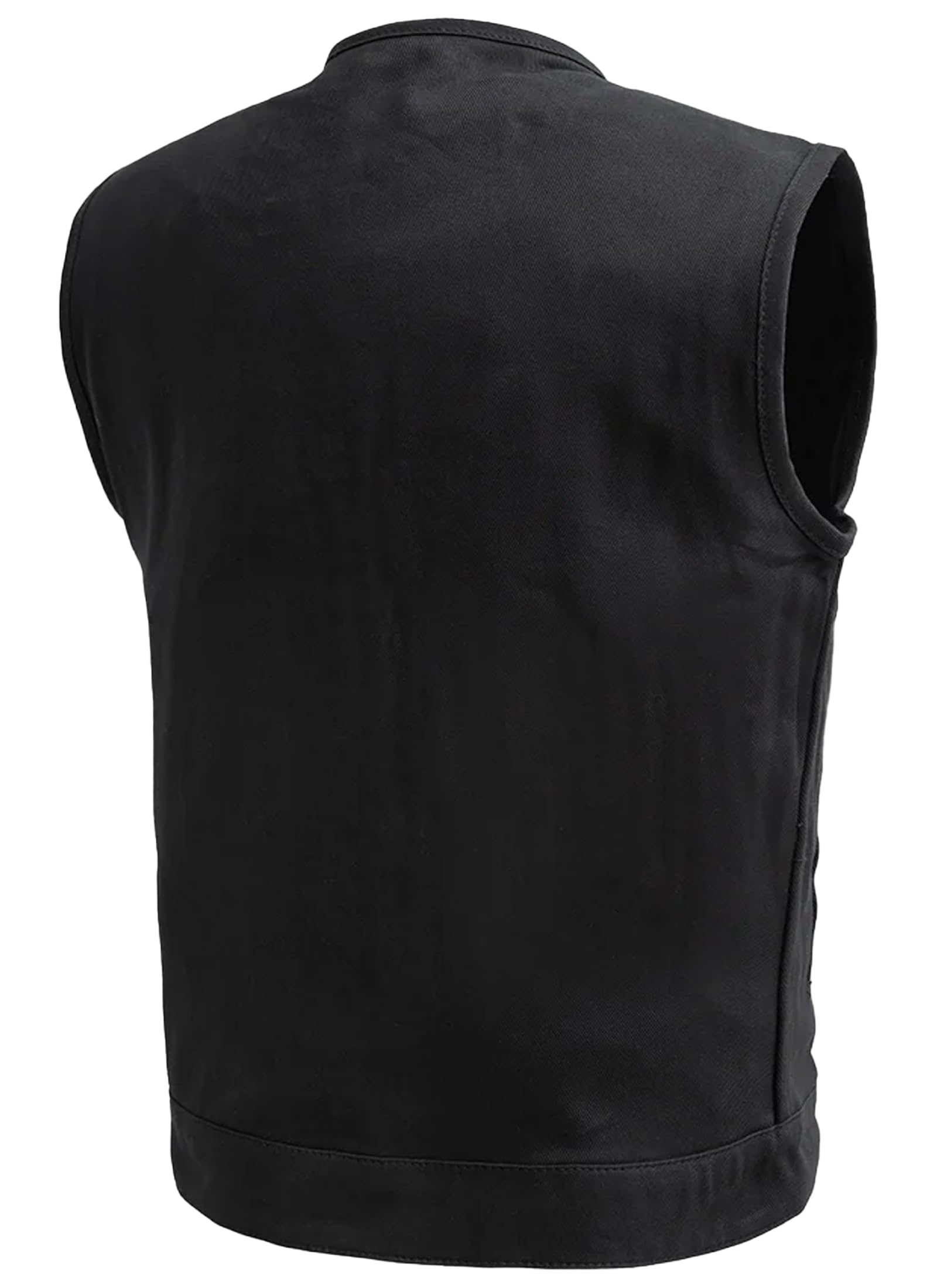 First Mfg Co. No Limit Lightweight Twill Vest: Full Back Panel, Conceal Carry Pockets, 2 Chest & 2 Slash Pockets, Sizes S-10XL