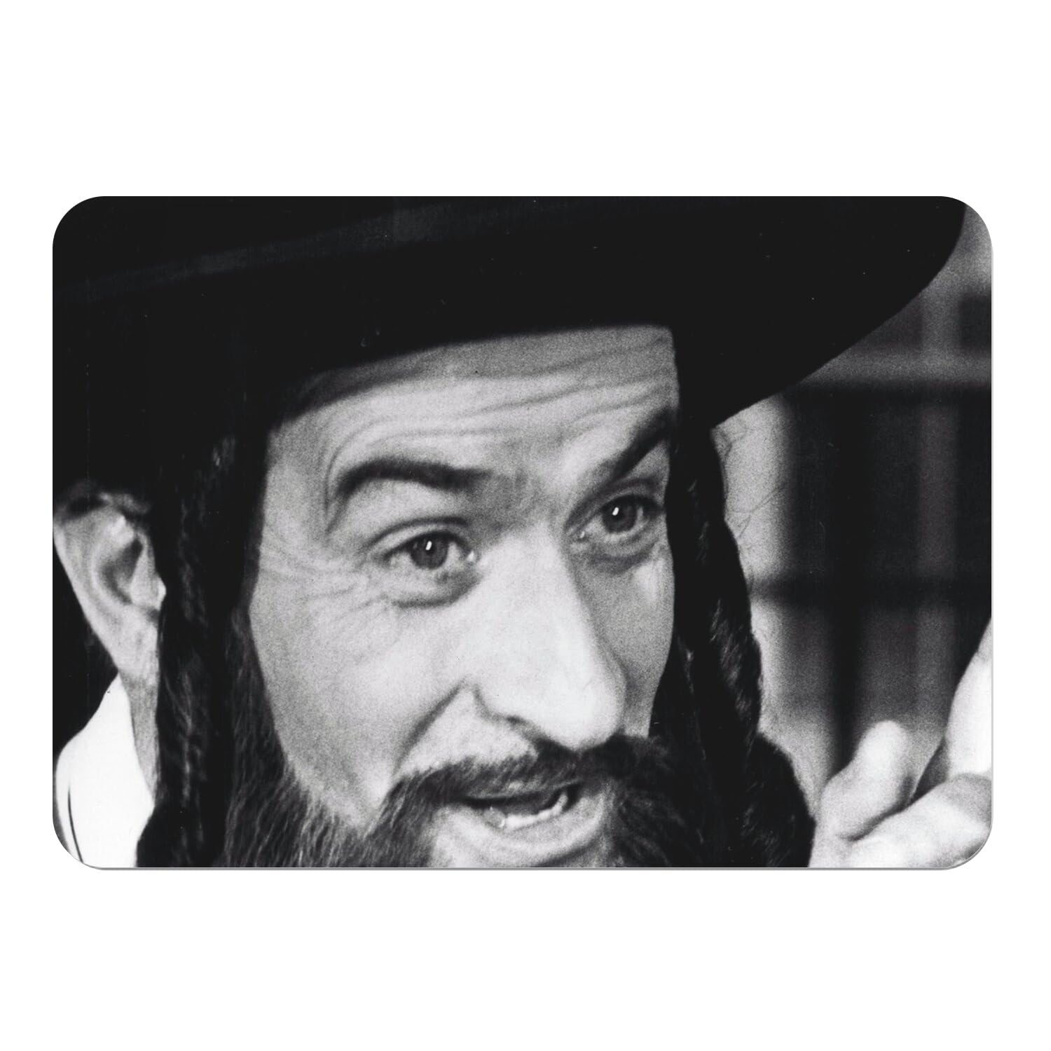 Set de table Rabbi Jacob en liège lot de 4 grands napperons Louis de Funès 39,5x28,5 cm