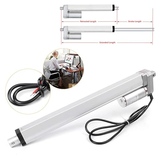 Linear Motion Actuators ZKSKS Linear Motor Actuator DC 12 V 1500 N