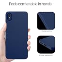 Pikkme Mi Redmi 9A / 9i / 9A Sport Back Cover Soft Matte Liquid Silicone TPU | Camera Protection | Shockproof Slim Back Case for Mi Redmi 9A / 9i / 9A Sport (Blue) gallery image