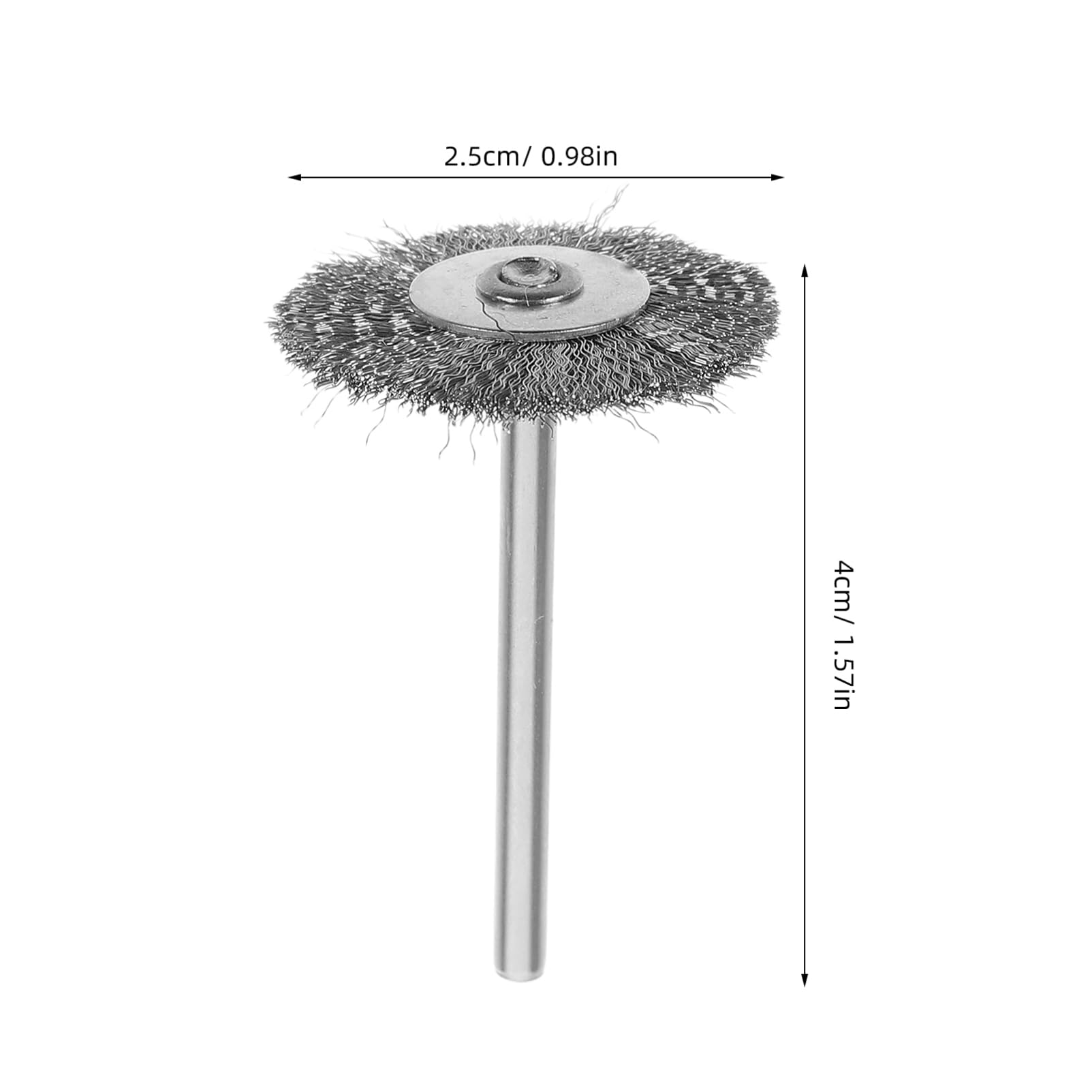 VILLCASE 15pcs Shaped Stainless Steel Wire Brush for Drill and Grinder Durable Efficient Cleaning and Polishing Tool for Household and Industrial Use