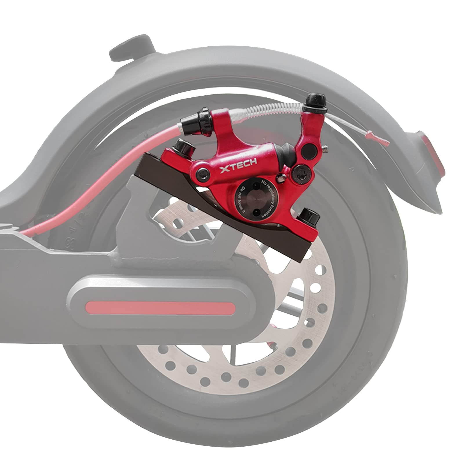 DYTWXG Solido Pinze Freno A Disco Idraulico Anteriore Posteriore Mountain Bike Freno A Disco Scooter Elettrico Freno A Disco di Ricambio per M365/1S/Pro