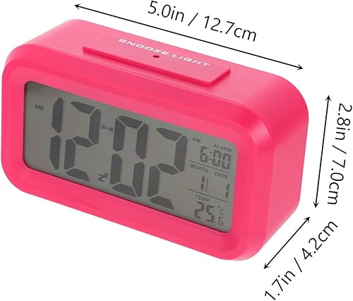 Miniatura 4 de 1 Unidades Reloj Despertador Calendario Reloj Despertador Dormitorio Alarma Multifunción Reloj despertador Radio Digital Reloj despertador para