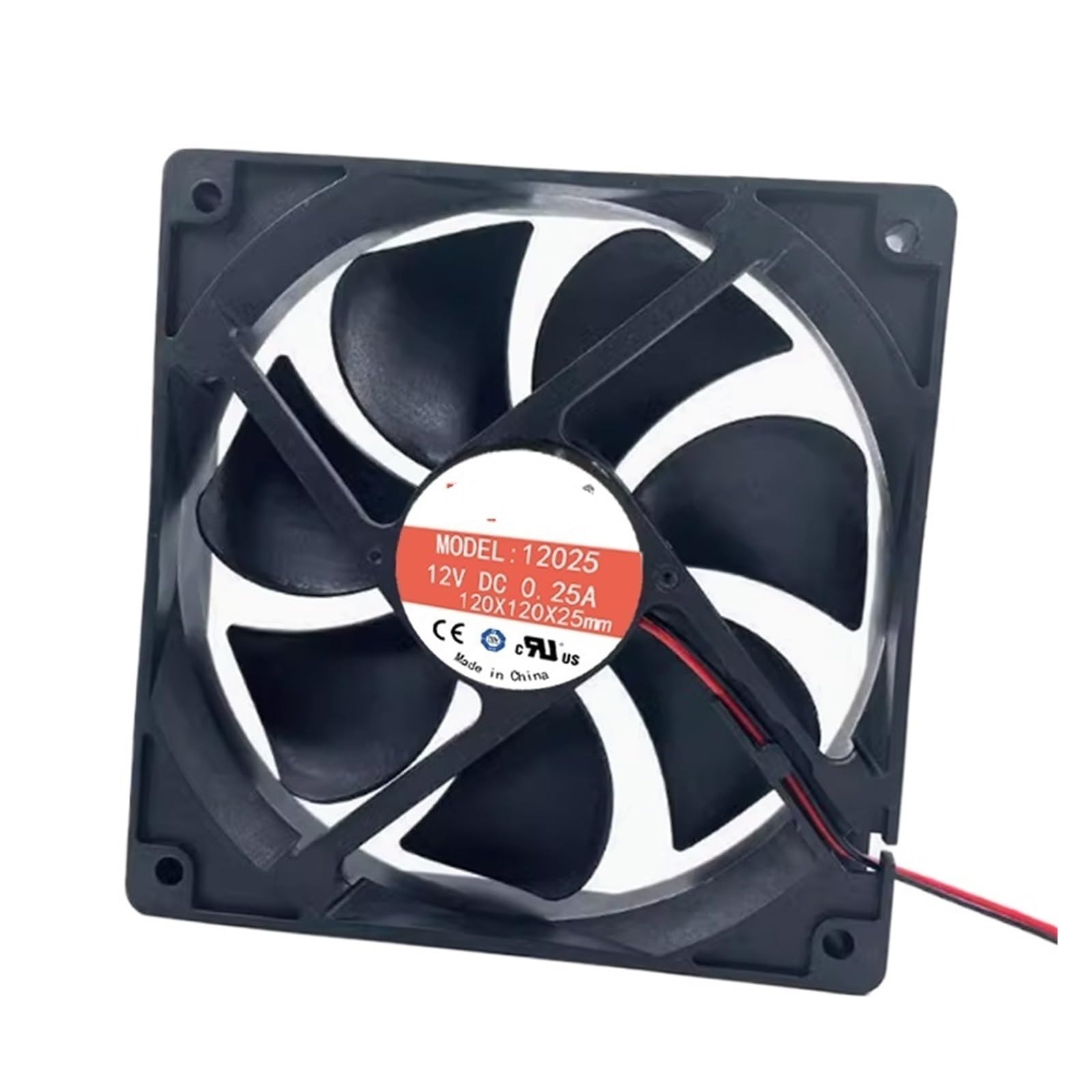 YMUGUEGH 12cm 12025 12V 24V cooling fan(12V 2line)