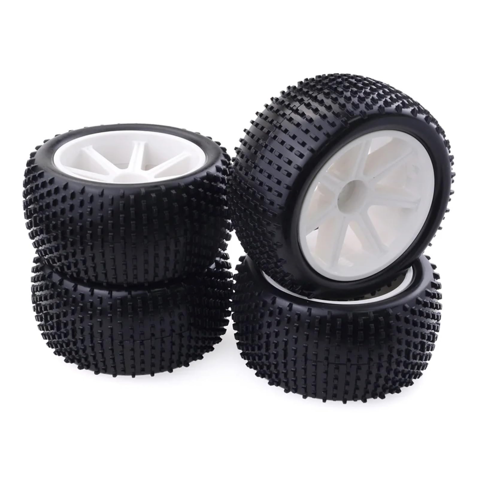 Neumático RC para ZD para Racing 1/10 Neumáticos Ruedas 110mm Goma 12mm Piezas para Cubo Hexagonal RC Modelo Coche Accesorio Ensamblar Reemplazo Reemplazar Modificado