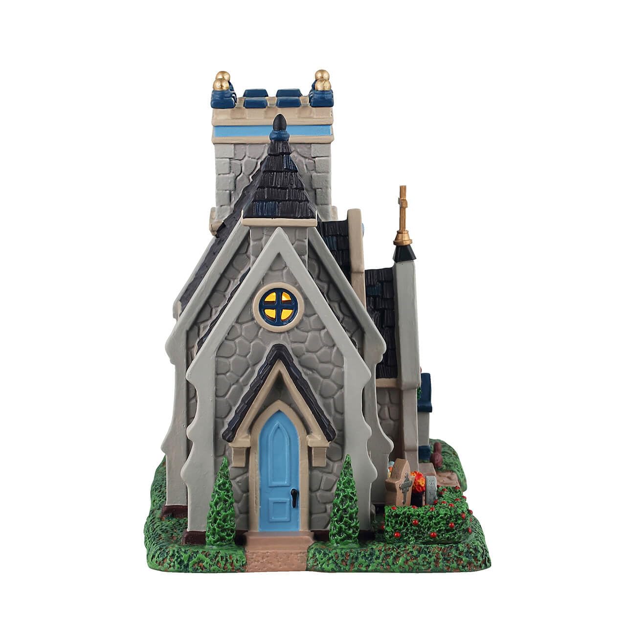 LEMAX Edificio Chiesa di Sant'Anna illuminata "St. Ann's Church" in porcellana H15.5x20x11.7 cm