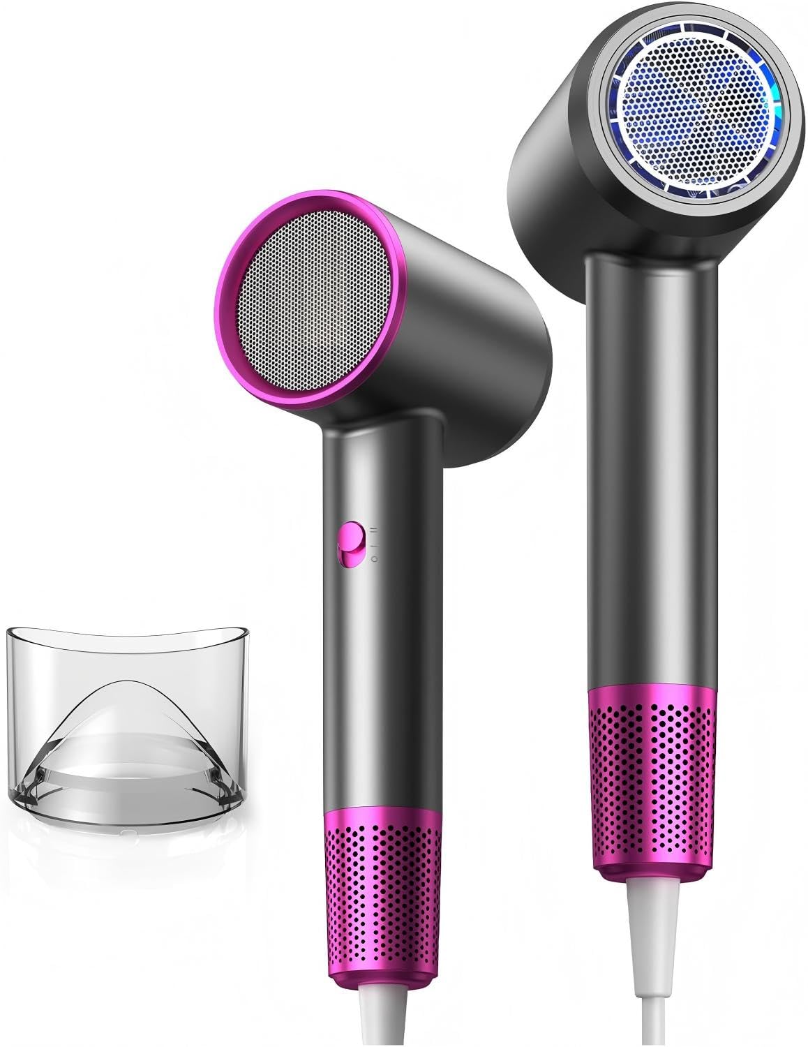 Ionen Föhn Haartrockner (leicht 1800W Keramik-Ionen-Ring),Schnelltrocknen Hair Dryer, Salon Haarfön mit Heiß-/Kalttaste, Keramik-Ionen: schonendes Styling & gleichmäßige Wärmeverteilung
