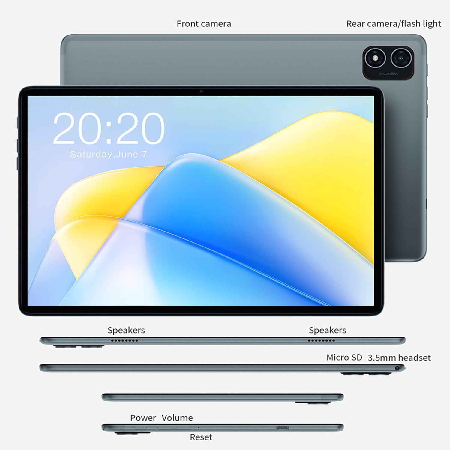 TECLAST P40HD Android-13-Tablet 10.1 Pollici 16GB RAM+128GB ROM(TF 1TB), 4G LTE/SIM+5G WiFi, T606 Octa-Core 2GHz, FHD 1920x1200 IPS, BT5.0/Camera 13MP/6000mAh/GPS/OTG/Type-C/Headphone Jack/Metal-2023 TECLAST P40HD Android-13-Tablet 10.1 Pollici 16GB RAM+128GB ROM(TF 1TB), 4G LTE/SIM+5G WiFi, T606 Octa-Core 2GHz, FHD 1920x1200 IPS, BT5.0/Camera 13MP/6000mAh/GPS/OTG/Type-C/Headphone Jack/Metal-2023