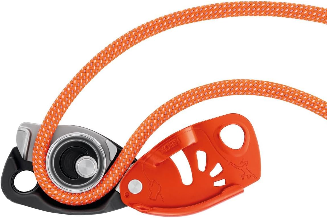 PETZL NEOX Belay Device with cam-Assisted Blocking