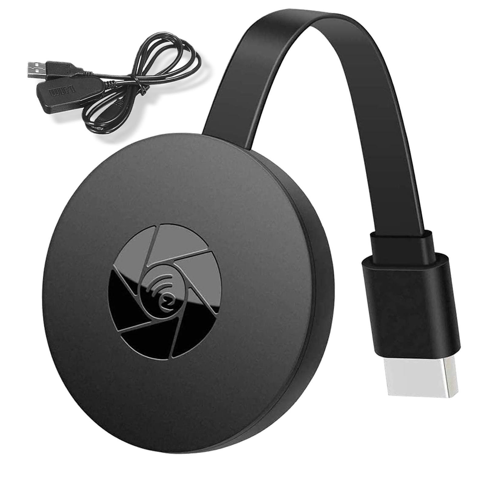Adattatore Wireless 4K HDMI, Dongle Miracast/Airplay/DLNA, Supporto 1080P 2.4G, Chromecast per TV e Proiettori, Compatibile con iOS 8+, Android 5.0+, Windows 7+, Mac, Monitor HDMI