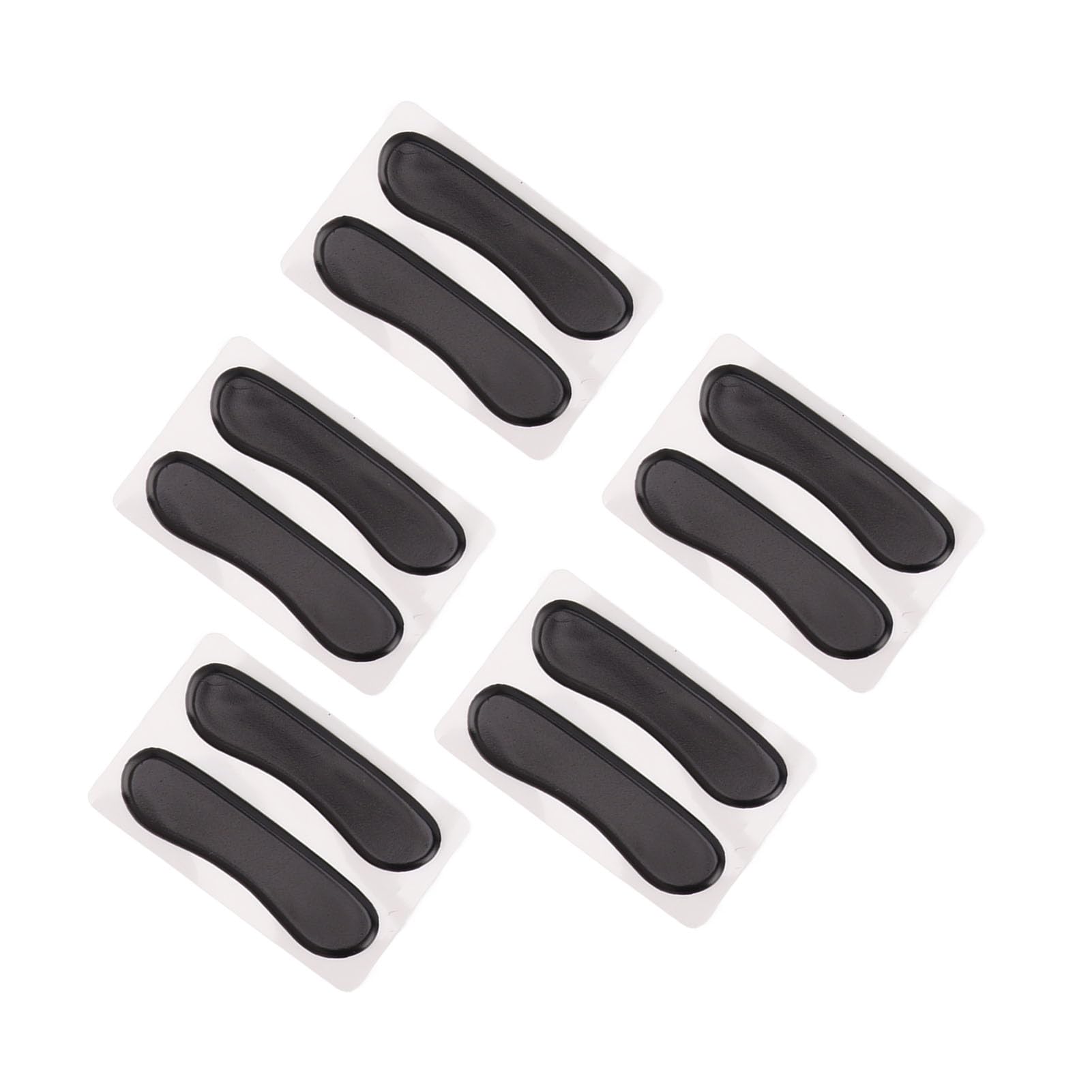 10pcs Long Drum Dampeners, Drum Dampeners Pads, Vibration Reduction Soft Silicone Drum Silencers Drum Muffler Drum Pads for Cymbals (Black)