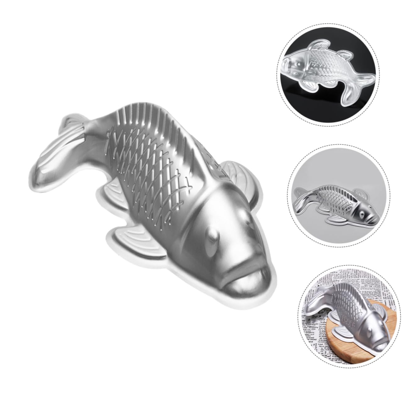 2pezzi Stampo Per Dolci Forma Di Pesce Di Mold Antiaderente Per Cake e Dessert Utensili Per Cucina Facili Da Pulire e Conservare