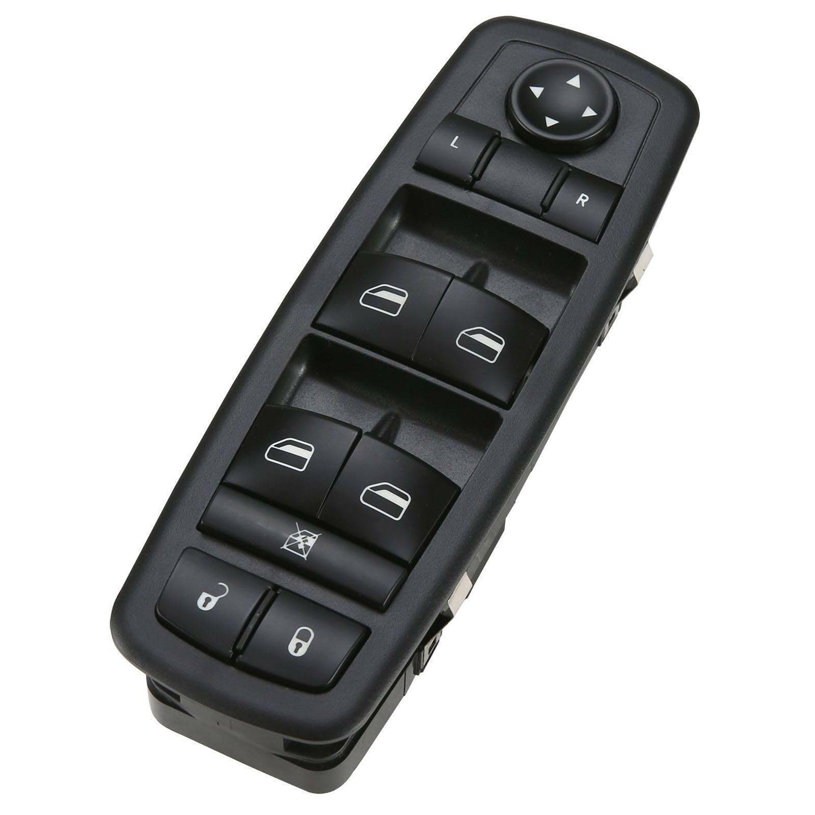 EIOFEVY Front Left Window Switch w/o Power Folding Mirrors 13+8 Blades Black 13+8Pins for Chrysler 200 2015-2016,for Dodge for Dart 2013-2016,for Jeep for Cherokee 2014-2016 56046553AC 901-497