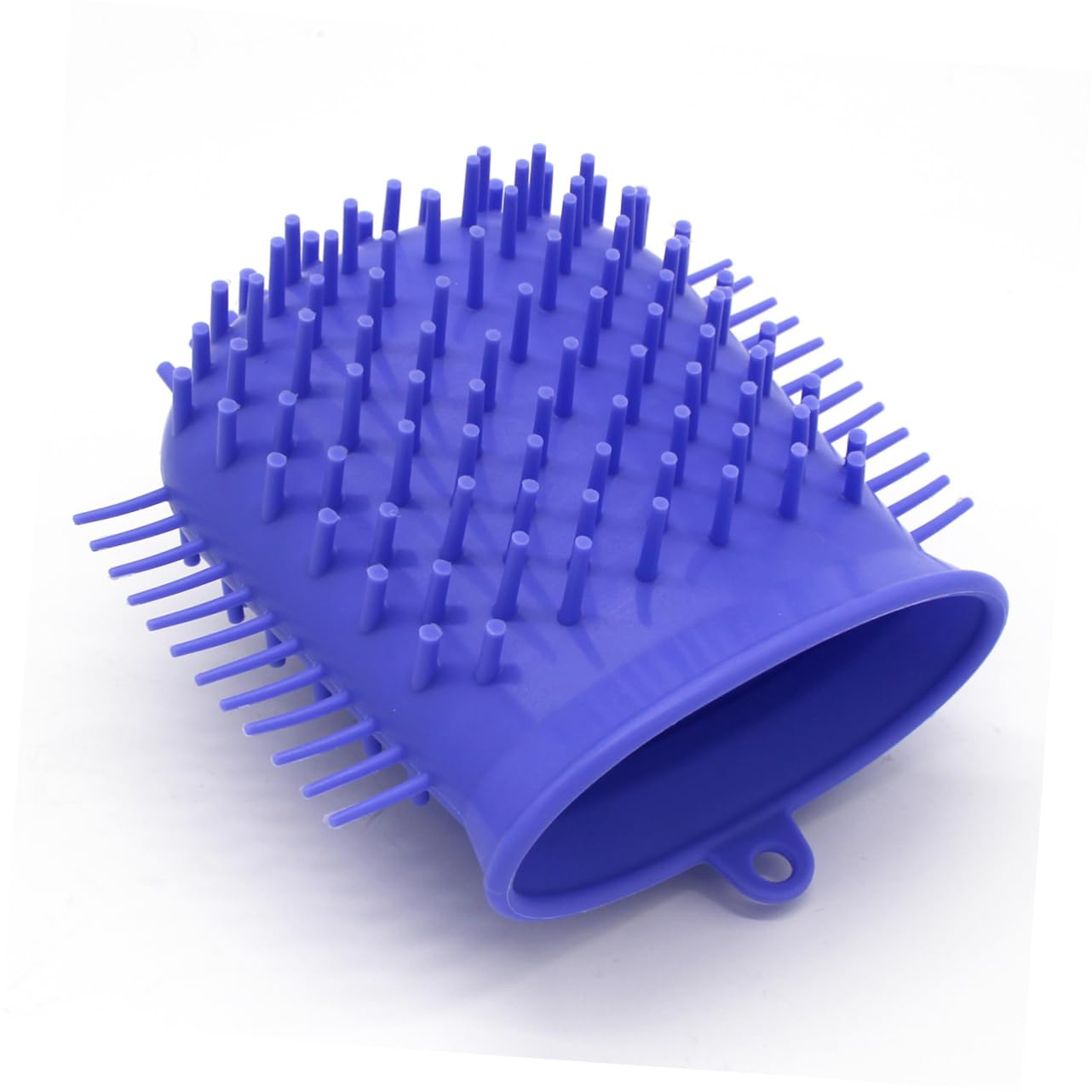 SUPVOX Silicone Pet Foot Bath Massager Dog Paw Cleaning Cup Massage Spines Purple