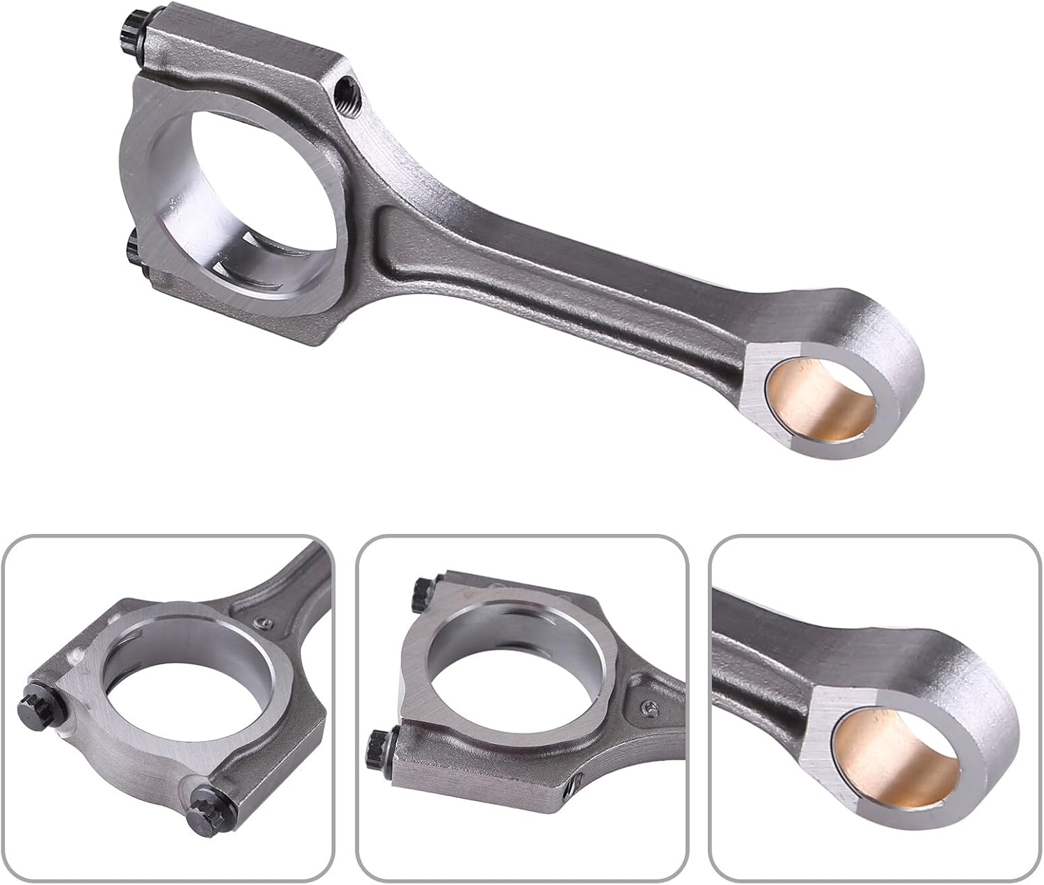 4PCS Connecting Rods & Piston Kit Compatible for 2011 2012 2013 Hyundai Sonata for Kia Sorento Optima 2.4L Connecting Rod Piston Set Replace 23040-2G200 23510-2G500 23510-2G520 23510-2G540