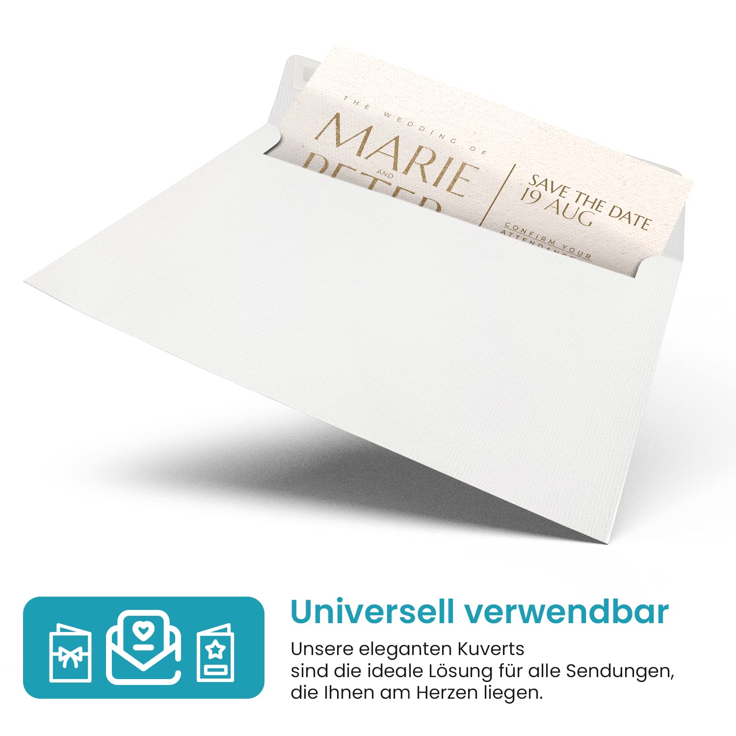 25 Buste Lettera Avorio Netuno Formato B6 - Carta Vergata 120 G Con Filigrana, Per Inviti E Corrispondenza - Foto 13